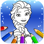 Cover Image of Tải xuống Ice Princess Coloring Pages 1.3 APK