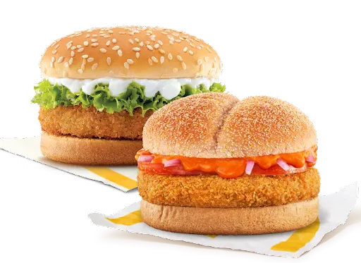 McVeggie + McAloo Tikki Burger