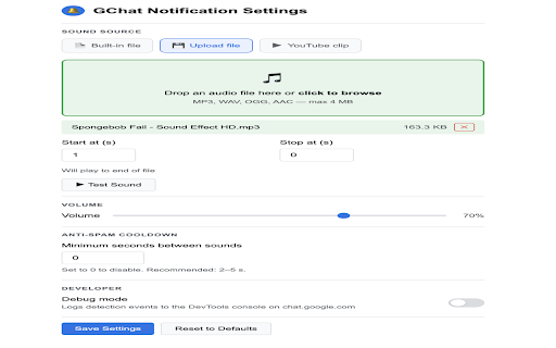 GChat Custom Notifications screenshot 1