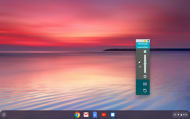 OKIOCAM Controller chrome extension