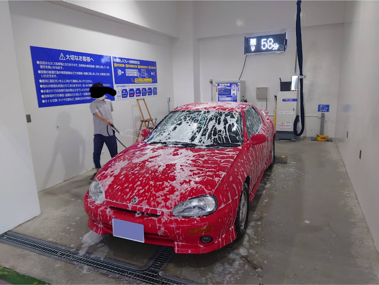 ユーノスプレッソの洗車・8月も終わりに関するカスタム事例の投稿画像1枚目