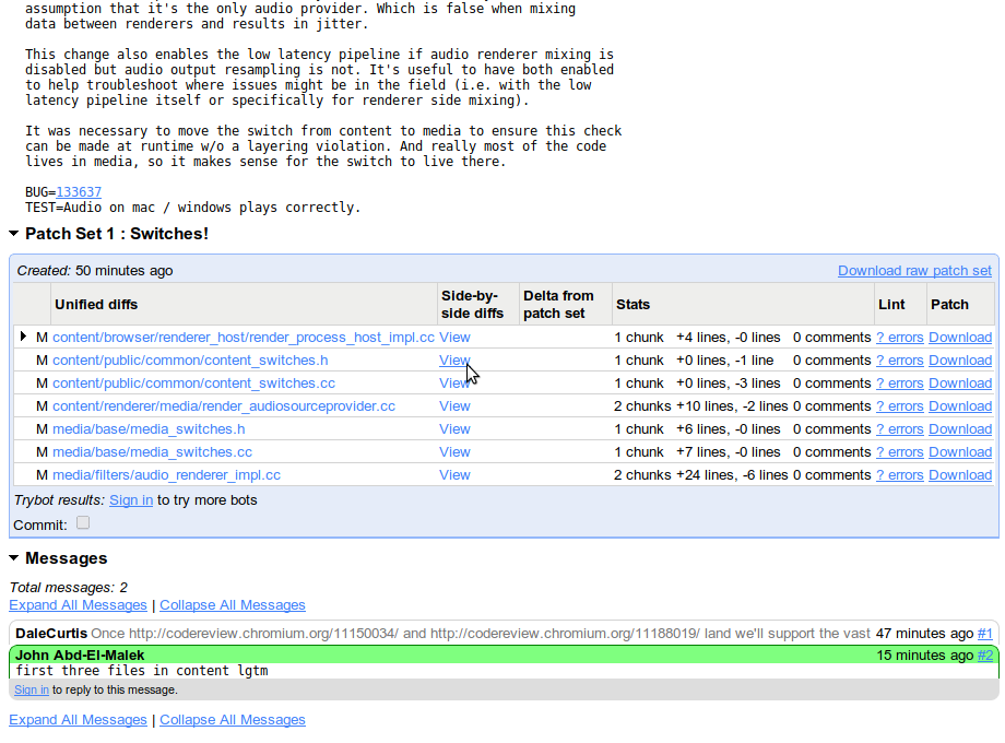 Chromium Review Tool Preview image 1