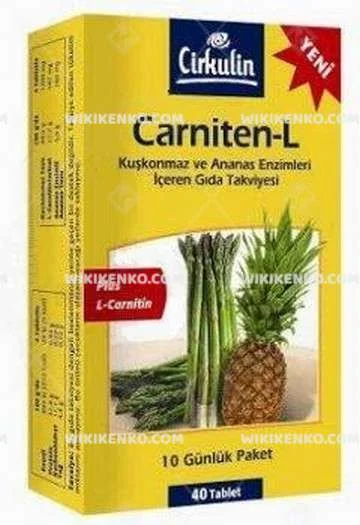 Carniten 500 Tablet 10's