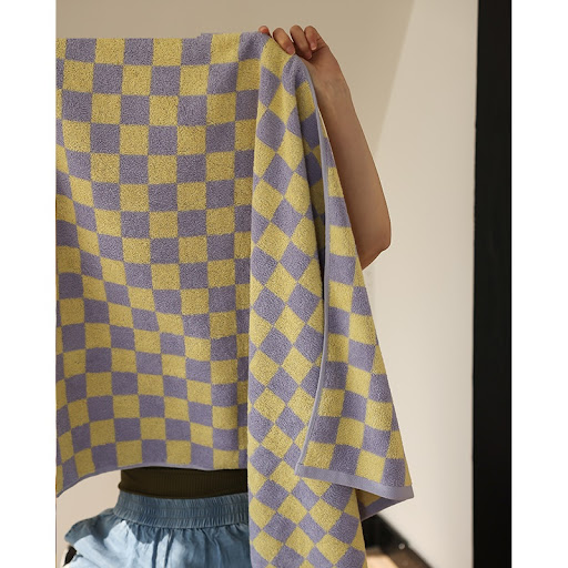 Title 2, Double-strand Yarn-dyed Jacquard Checkerboard B...