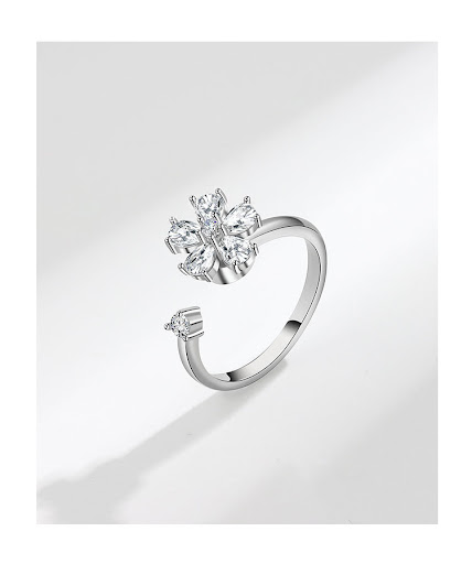 Title 8, Flower Adjustable Opening Ring