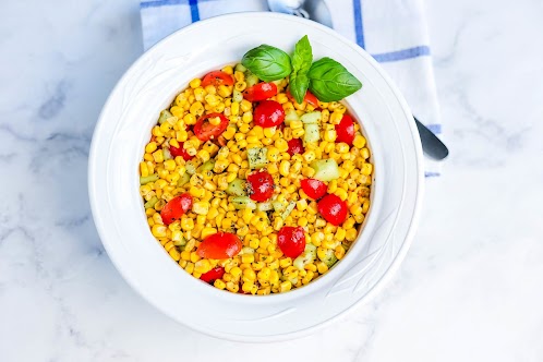 Ciao Bella Cucumber Tomato And Corn Salad