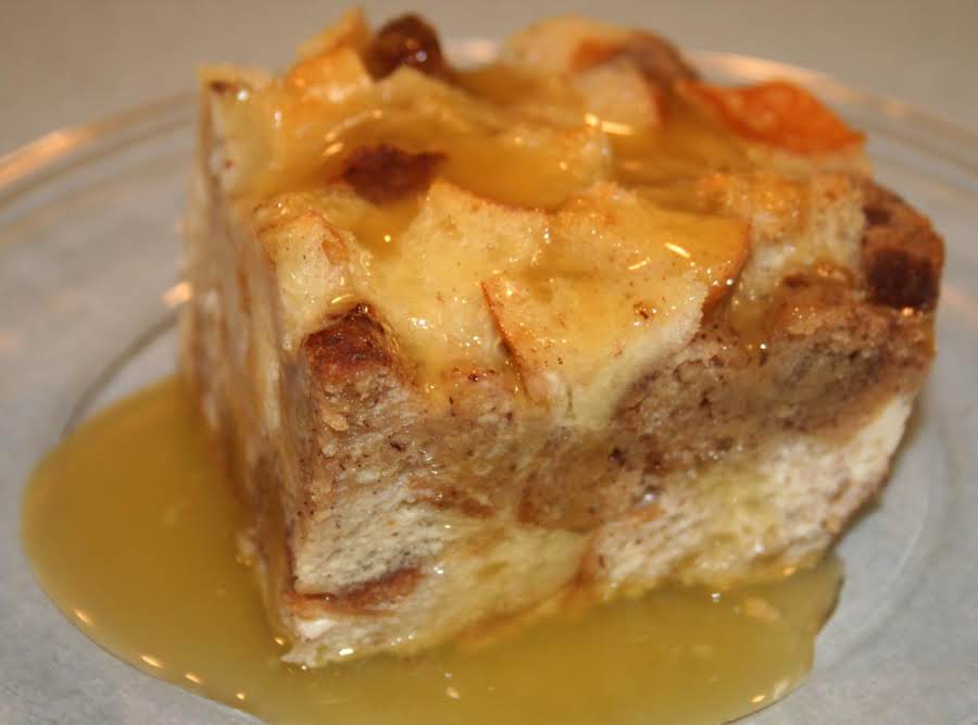 Custard Bread Pudding With Bourbon Sauce Recipe | Just A Pinch