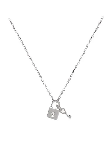 Collier pour femme en acier titane - 1