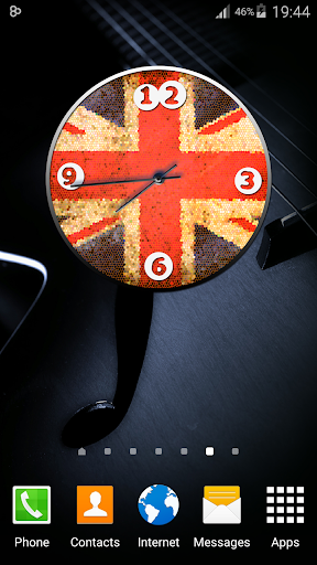 UK Flag Clock