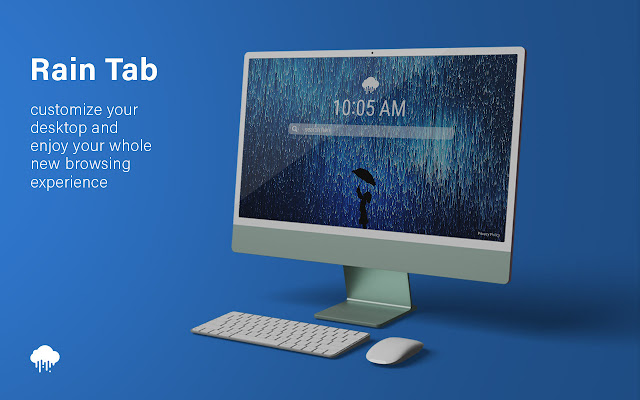 Rain Tab chrome extension