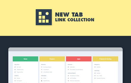 New Tab Link Collection small promo image