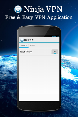 Ninja VPN - Free &amp; Easy VPN Screen 1