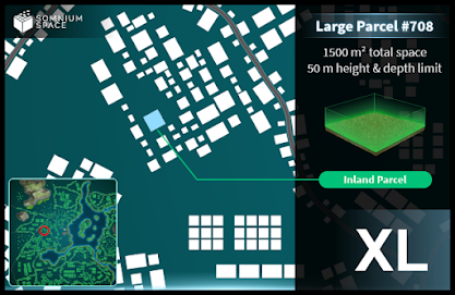 Extra Large #708 (XL) parcel in Somnium Space