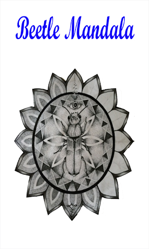 Mandala Coloring Book Bettle