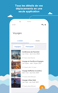 planifier voyage appli