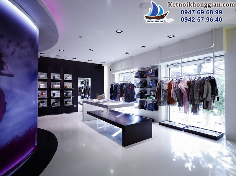thiết kế shop lung linh