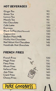 The Shake Maker menu 8