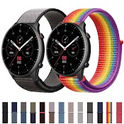 Dây Đeo Sợi Nylon 22Mm Cho Đồng Hồ Thông Minh Huami Amazfit Gtr 2 / Pace / Gtr 47Mm / Gtr 2E / Stratos 3