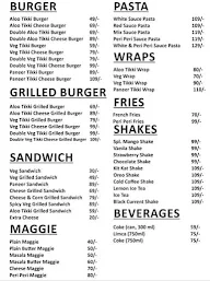 Vegas Street menu 3