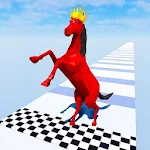 Cover Image of Télécharger Horse Run Fun Race 3D Games 1.0.6 APK