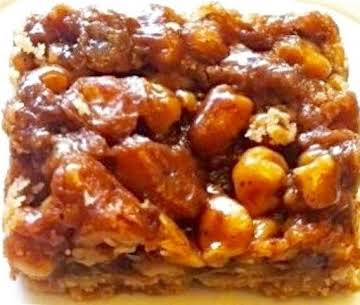 Maple Walnut cookie bars