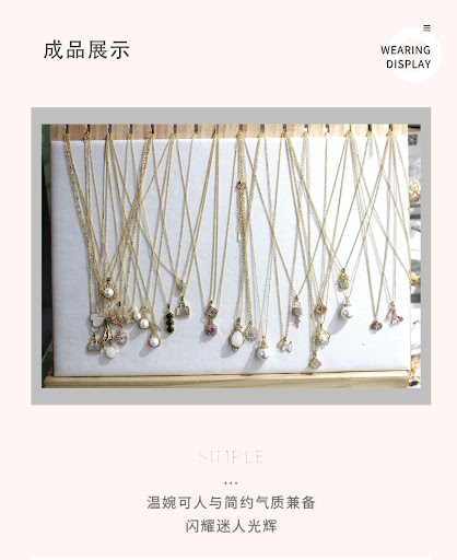 Title 4, Real Gold Plating Pendant Necklace Bracelet DIY...