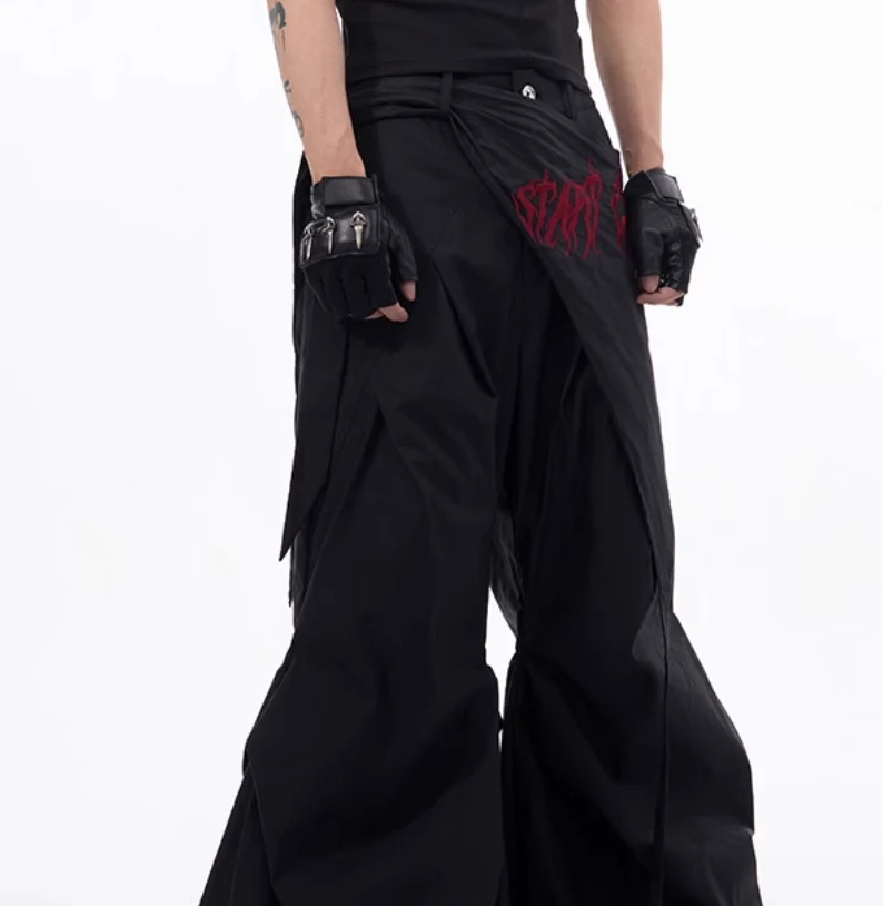 Boys' Summer Niche Accumulation Wide-leg Functional Pants. Comfortable and stylish, perfect for summer play, offering fr