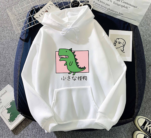 Title 5, Fleece-Lined Hoodie Sweater Couples Tops Loose ...