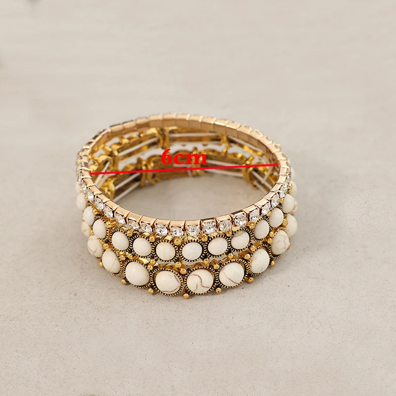 Title 12, Pulseira Vintage de Liga com Turquesa Incrustad...