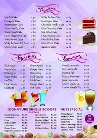Cakes & Shakes menu 1