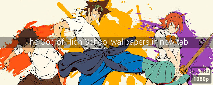 The God of High School Wallpapers New Tab marquee promo image