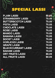 Juice Cafe menu 1