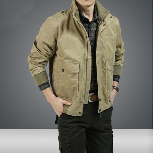 Title 4, Pure Cotton Washed Casual Jacket for Men, Ultim...