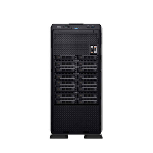 Máy chủ/ Server Dell T550 16x2.5": Silver 4310/ 32GB RDIMM 3200MTs/ 1.2TB 10K RPM SAS 12Gbps 512n 2.5in Hot-plug Hard Drive/ PERC H755/ iDRAC9 Ent/ BC5720QP OCP/ 1400W PSU/ Bezel/ DVD Ext/ No OS/ 4 Yrs Pro (42SVRDT550-710)