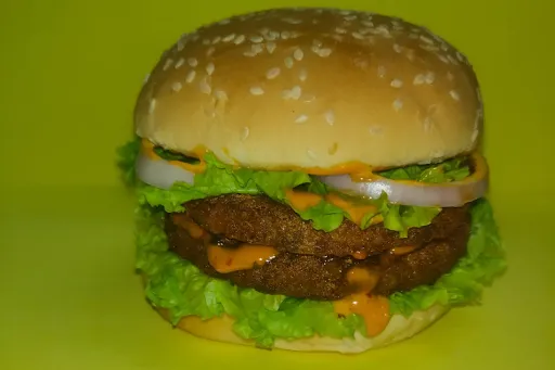 Double Decker Aloo Tikki Burger [Serves 1]