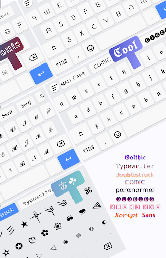 Screenshot Fonts Aa - Keyboard Fonts Art