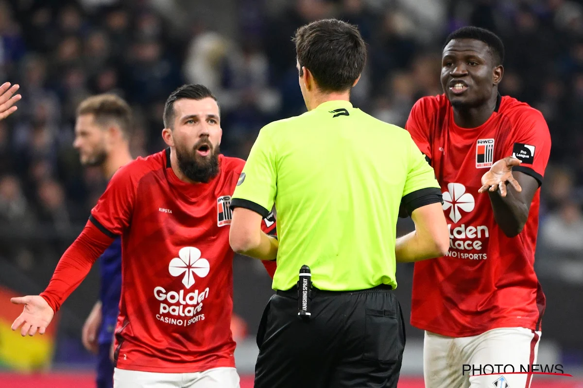 L'arbitre d'Anderlecht - RWDM fortement critiqué : "Agressif et arrogant !" 