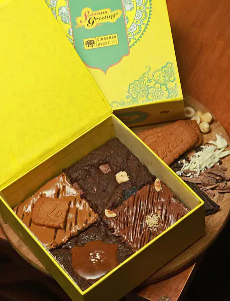 Salted Caramel Brownie Gift Box