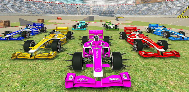 Formula Car Crash Derby Game – Extreme Formula Car Racing Stunt