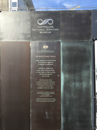 Australian National Maritime Museum Welcome Wall 