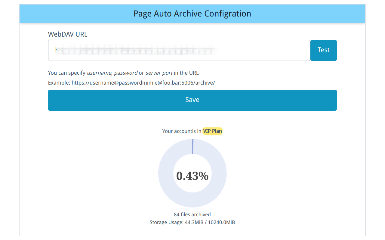 Page Auto Archiver Preview image 0