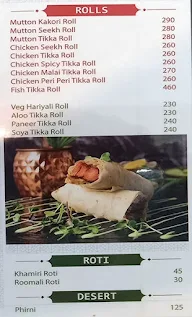 Khan Chacha menu 2