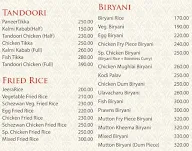 Srikanya Comfort menu 5