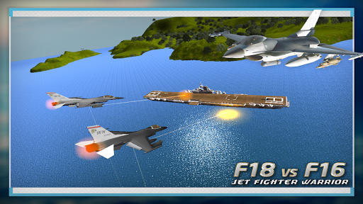 F18 VS F16 Jet Fighter Warrior