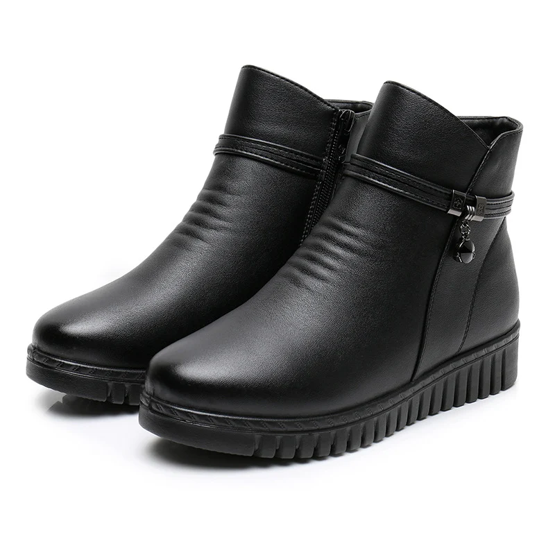 Title 2, Botas cortas gruesas de terciopelo para persona...