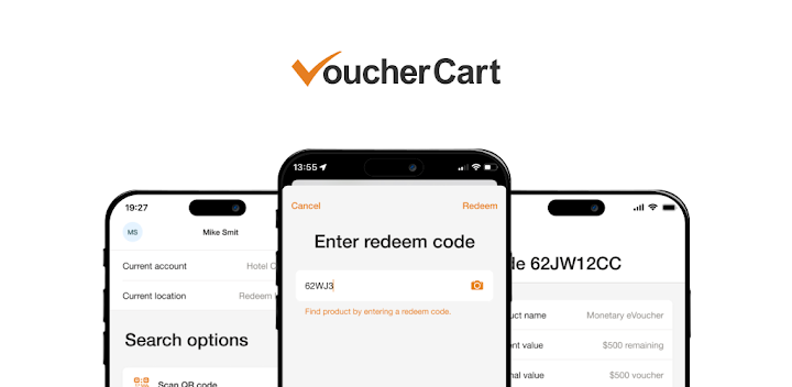 VoucherCart Redeem App screenshot
