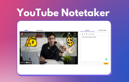 YouTube Notetaker | Terrain Preview image 0