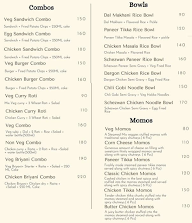 Salato cafe and restaurant menu 1