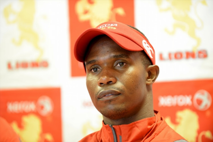 Joey Mongalo (Defence Coach) during the Xerox Golden Lions team announcement at Emirates Airline Park Media Centre on August 10, 2017 in Johannesburg, South Africa.