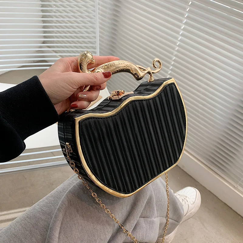 Title 12, Handtas-schoudertas voor dames, met ketting, el...